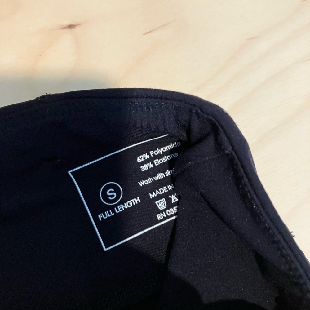 Sweaty Betty Black The Power Leggings | Full Length Mid Rise | Pocket | Size S - Picture 6 of 7